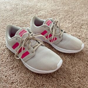 Adidas Women's Athletic Shoes in Pink and Cream